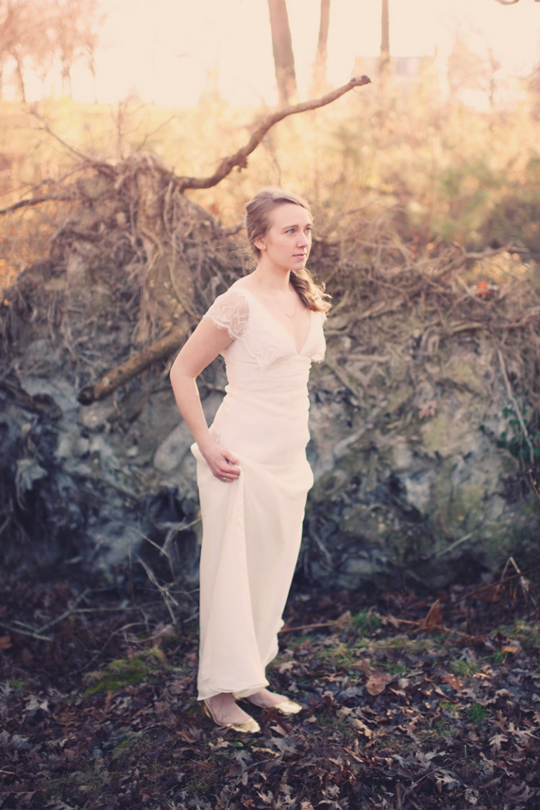 bohemian vintage rustic bride // joyeuse photography