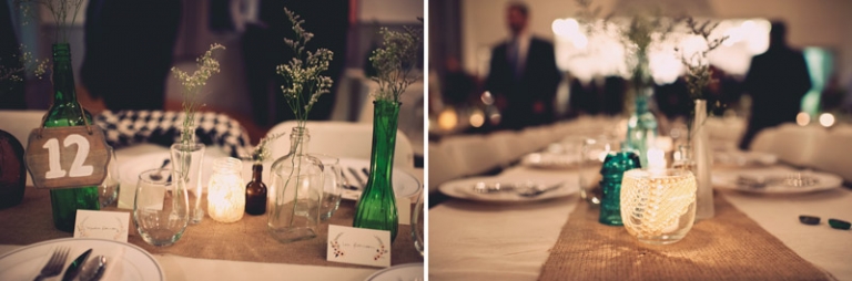 bohemian rustic wedding reception decor // joyeuse photography