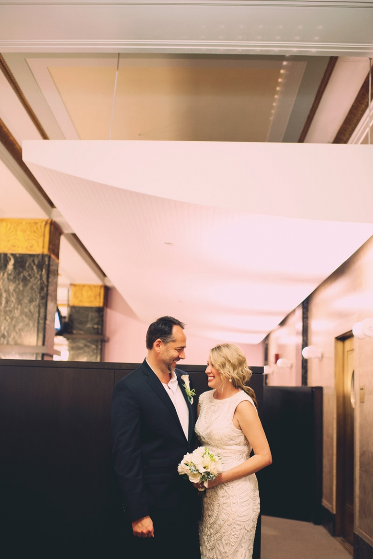 vintage inspired city hall wedding photography // joyeuse photography