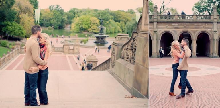central park romantic engagement photography // joyeuse photography