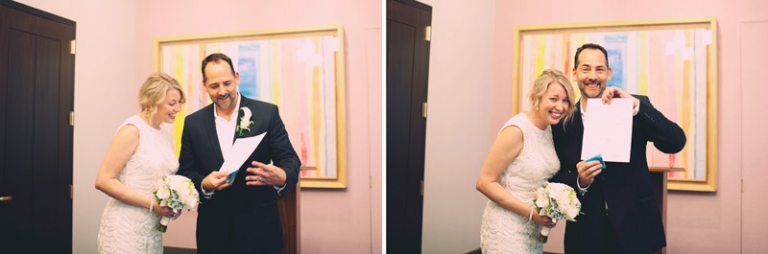 creative city hall wedding photography // joyeuse photography