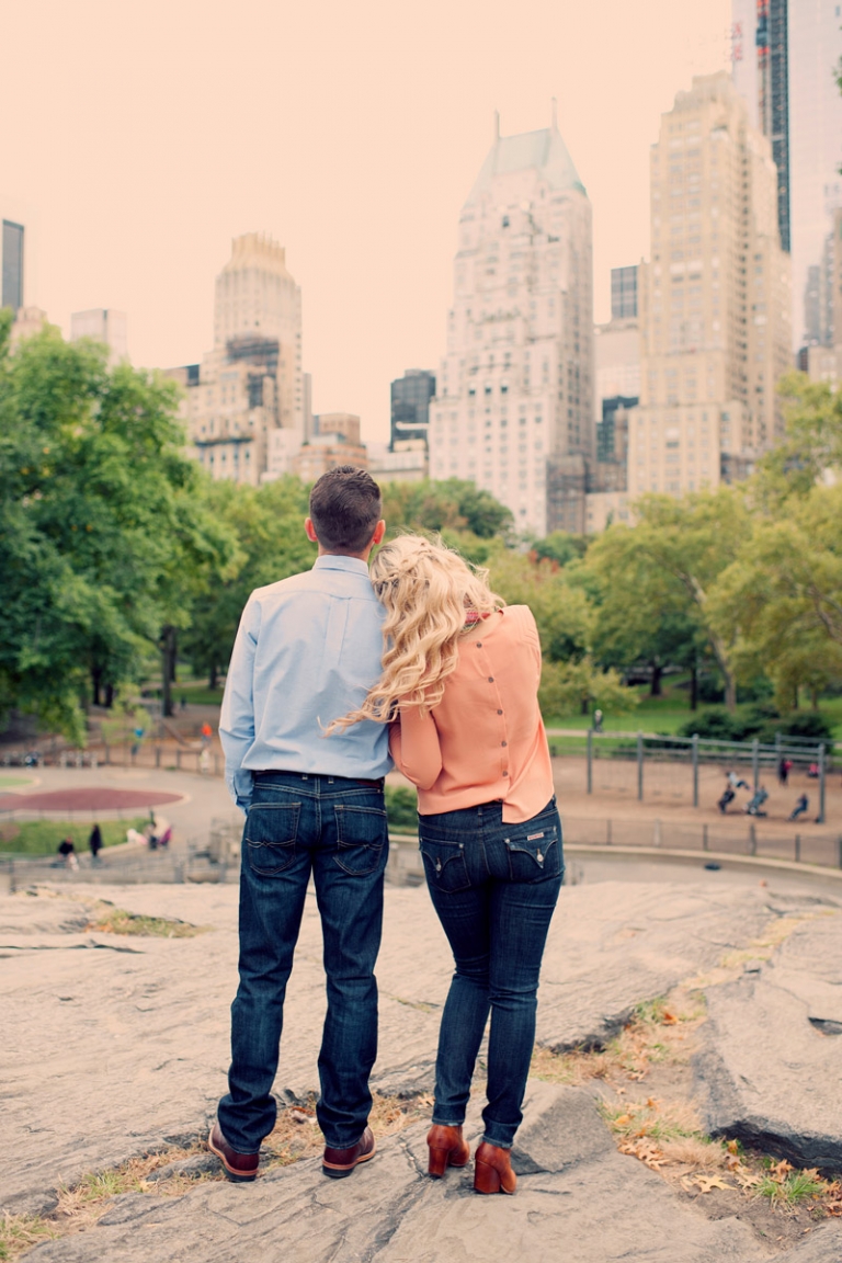 new york city vintage-inspired engagement photography // joyeuse photography