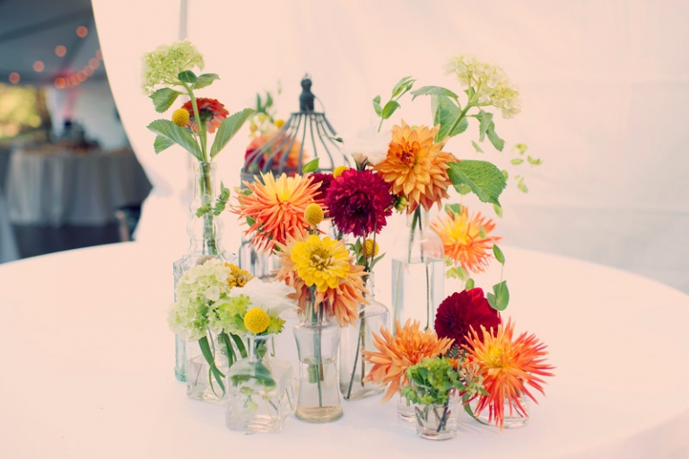 colorful wedding decor // joyeuse photography