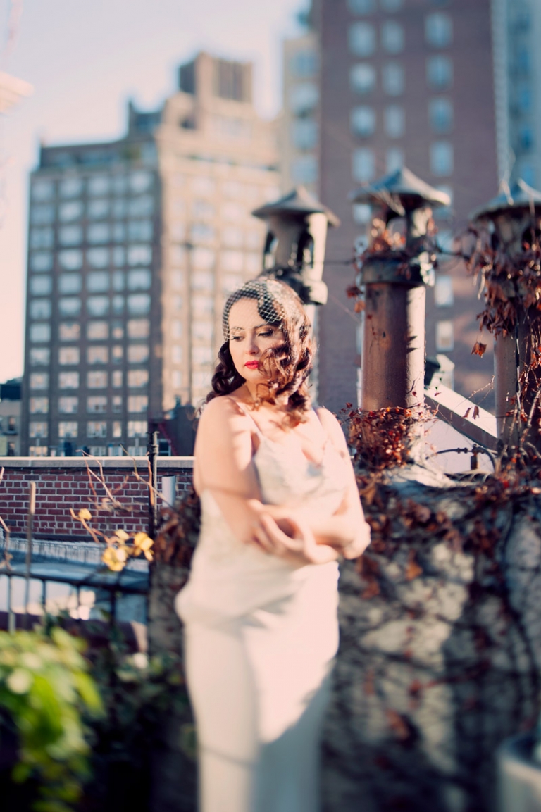 vintage glam bride joyeuse photography
