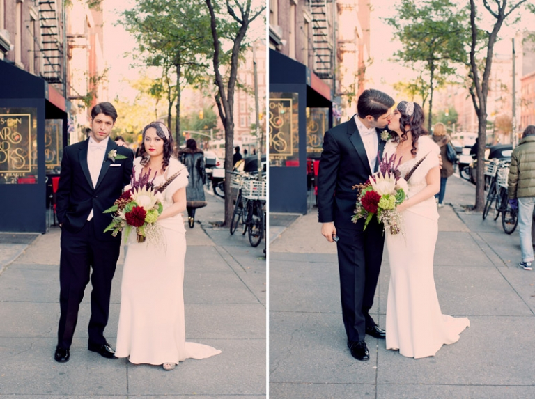 new york city vintage bride and groom // joyeuse photography