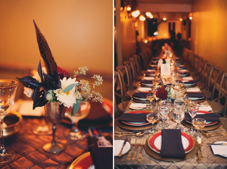 bohemian lux wedding reception // joyeuse photography