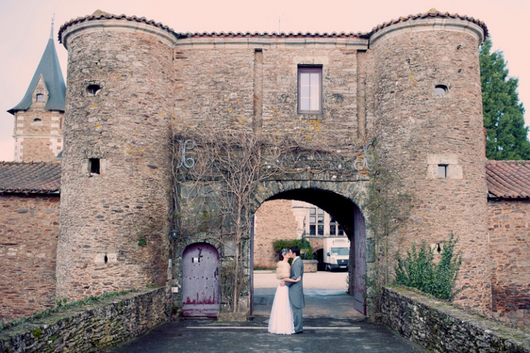 vintage castle wedding france // joyeuse photography