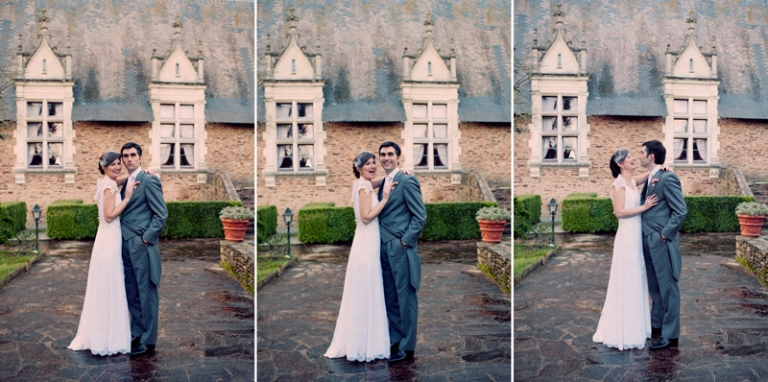 vintage-inspired bride and groom france // joyeuse photography