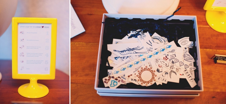 creative reception activities // joyeuse photography