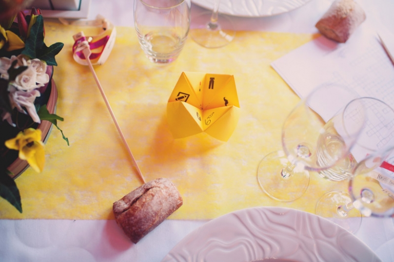 playful wedding reception decor // joyeuse photography