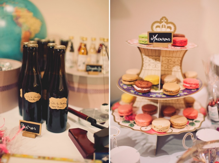 french wedding dessert table // joyeuse photography
