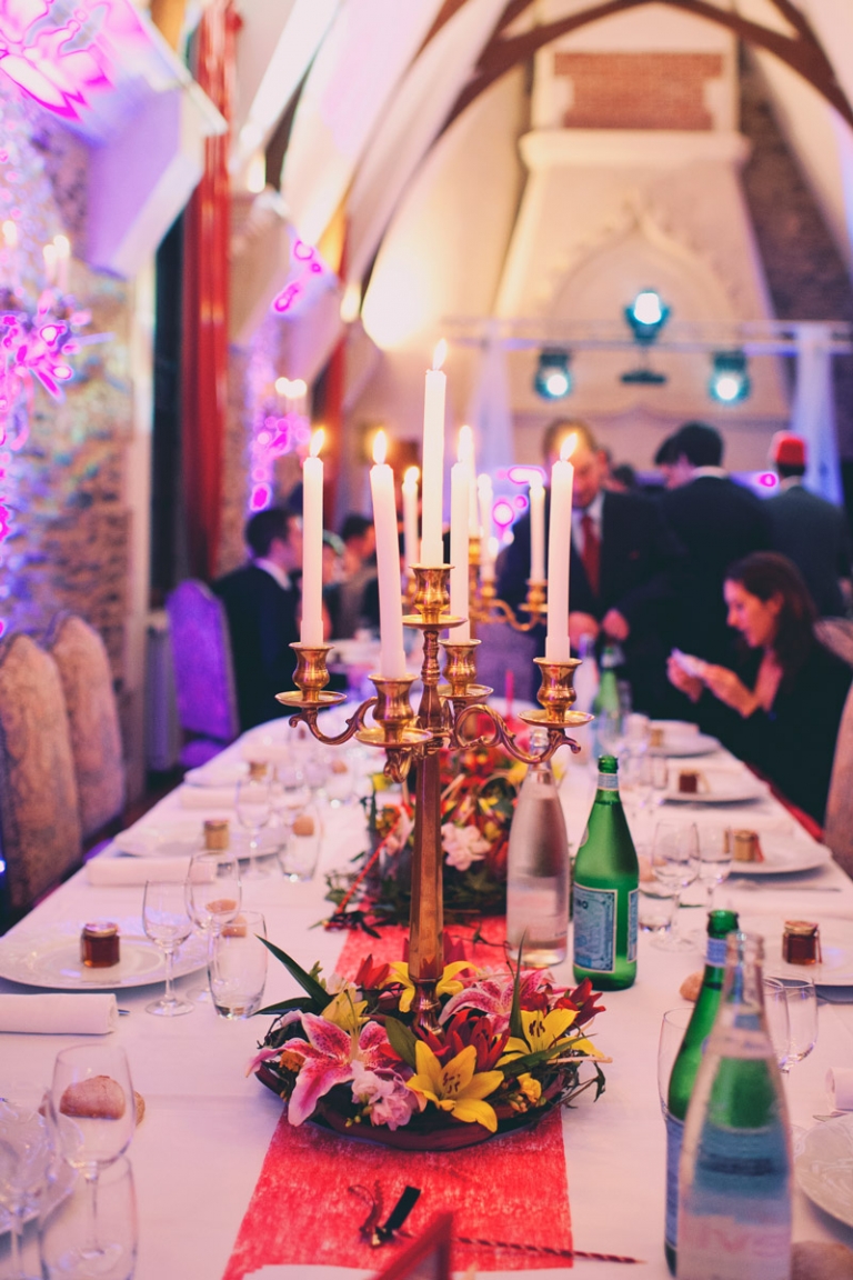 european castle wedding reception // joyeuse photography
