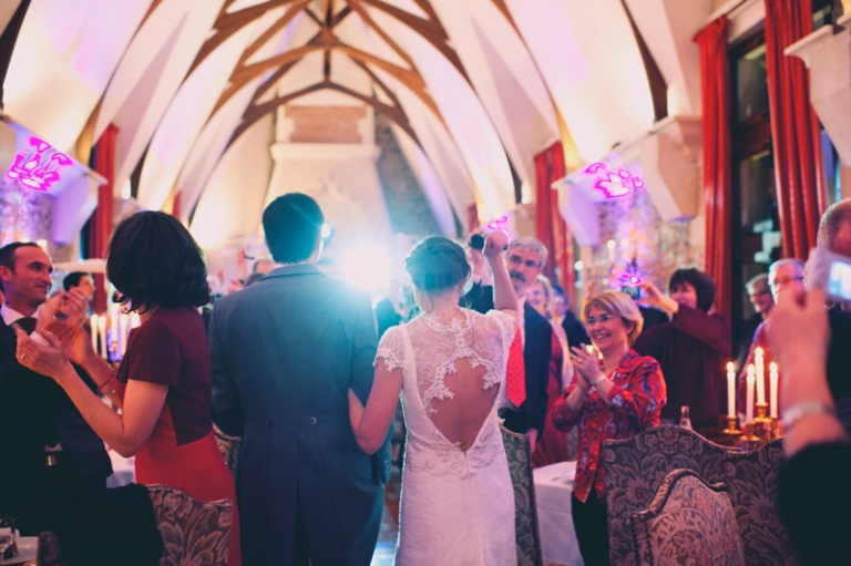 reception in a castle france // joyeuse photography