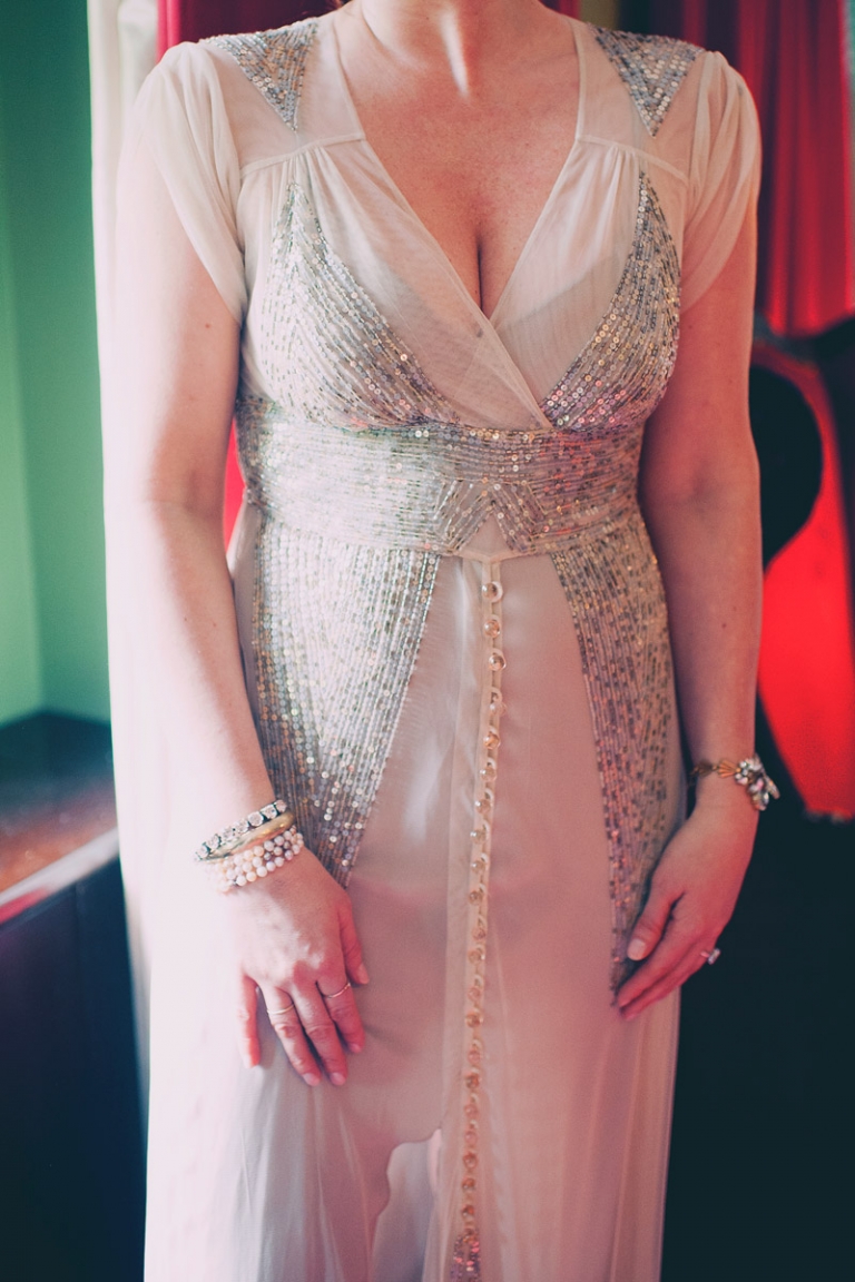 BHLDN 30s vintage-inspired wedding gown