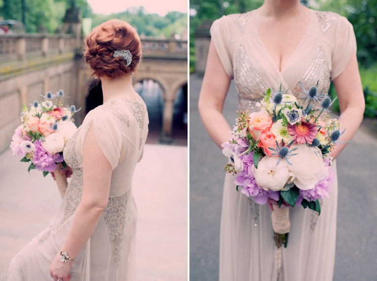 vintage wedding dress / BHLDN wedding dress // joyeuse photography