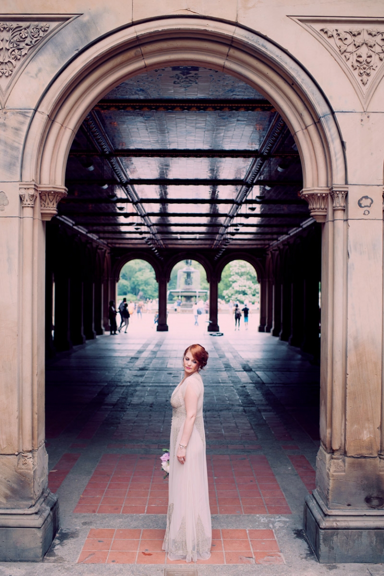 vintage inspired wedding dress // joyeuse photography