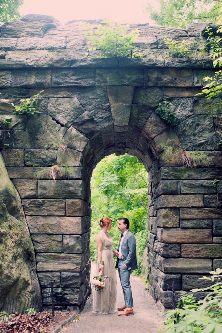 central park romantic elopement photography // joyeuse photography