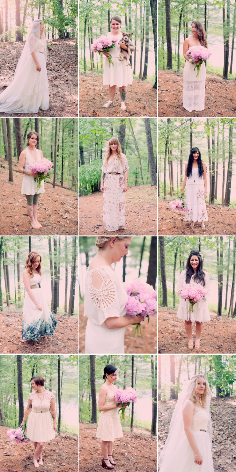bohemian bridesmaids // joyeuse photography