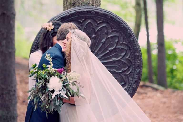bohemian bride and groom // joyeuse photography