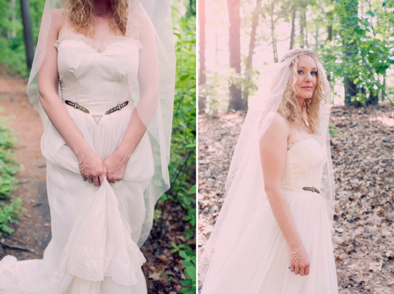 bohemian bride vintage wedding photography // joyeuse photography