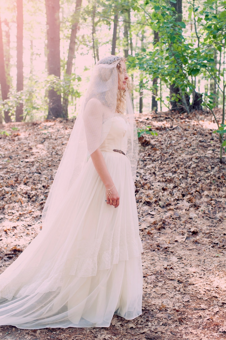 vintage inspired bohemian bride // joyeuse photography
