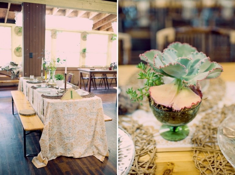 eco wedding decor // joyeuse photography