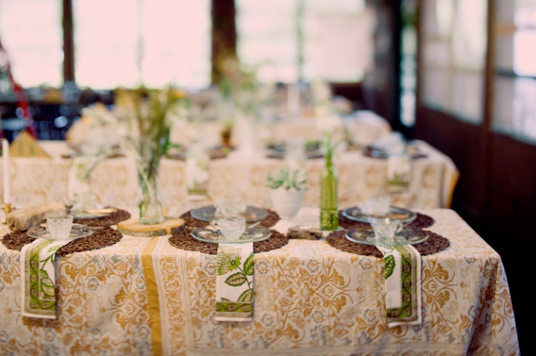 eco bohemian wedding decor // joyeuse photography
