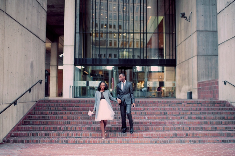 boston city hall elopement / creative photographer // joyeuse photography