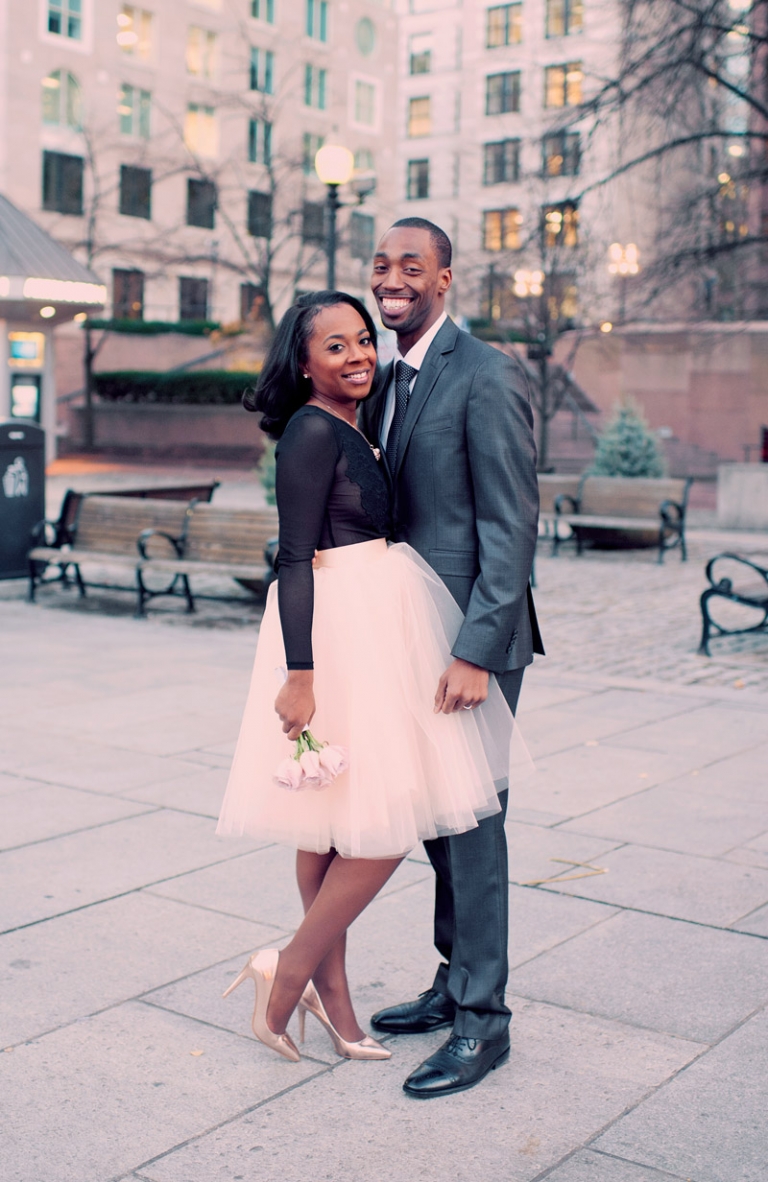 boston elopement city hall wedding style // joyeuse photography