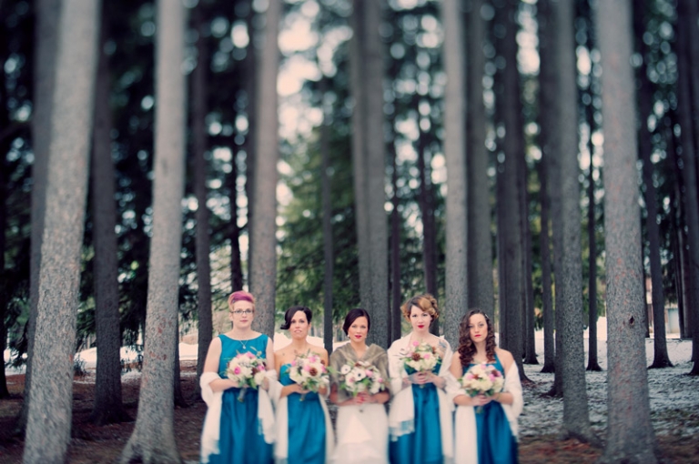 new york winter bridesmaids // joyeuse photography