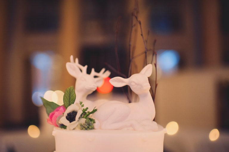 woodsy cake topper // joyeuse photography