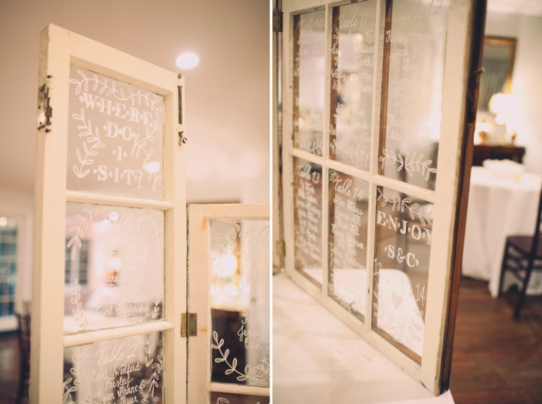 vintage seating chart // joyeuse photography