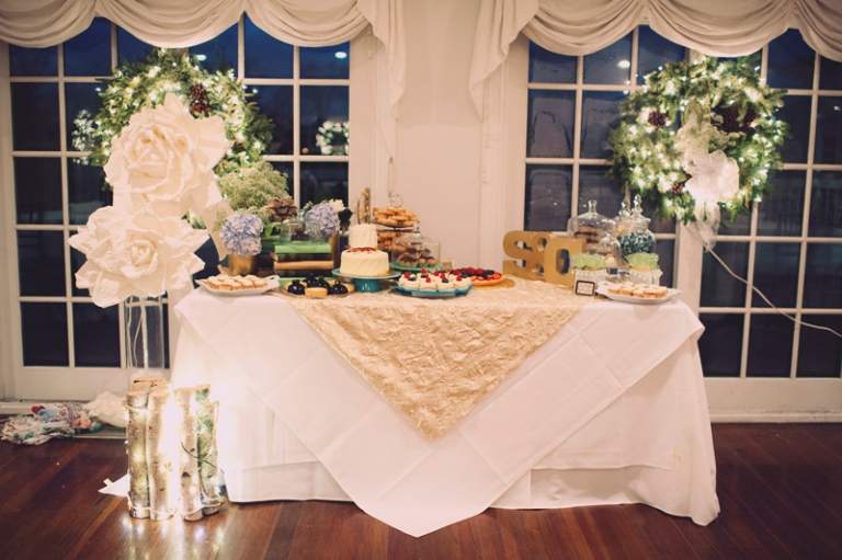 winter dessert table // joyeuse photography