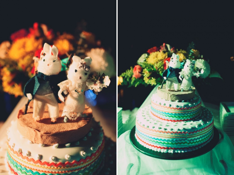 mexico wedding cake - joyeuse photography