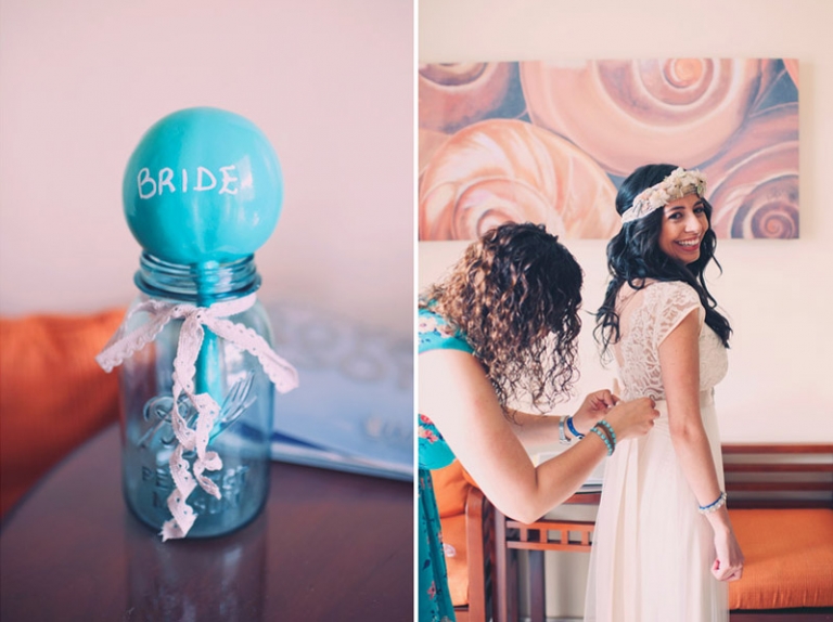 mexico destination wedding dress - joyeuse photography