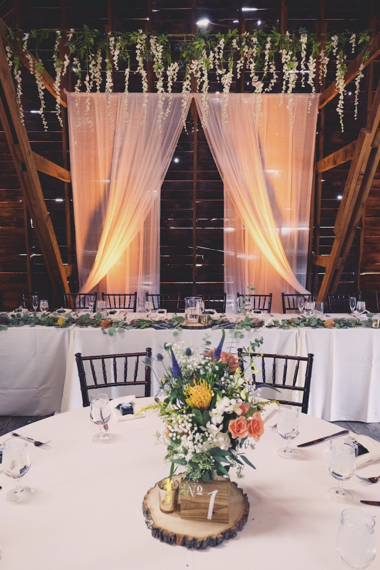 barn wedding reception joyeuse photography