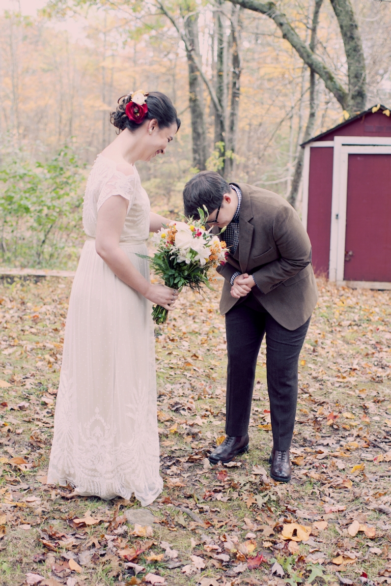 emotional first look joyeuse photography