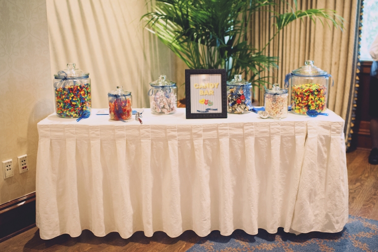 wedding candy bar joyeuse photography