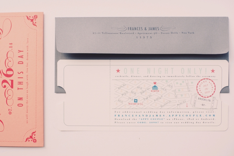 cool wedding invitations joyeuse photography