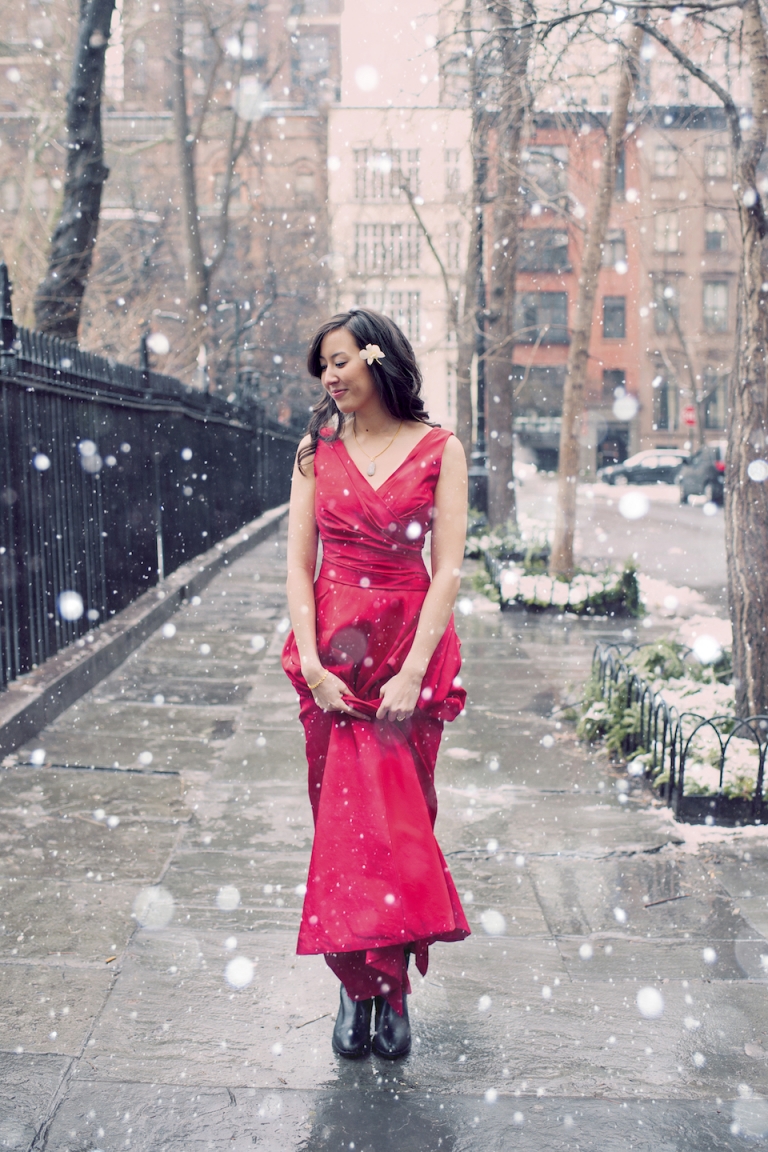 red wedding dress joyeuse photography