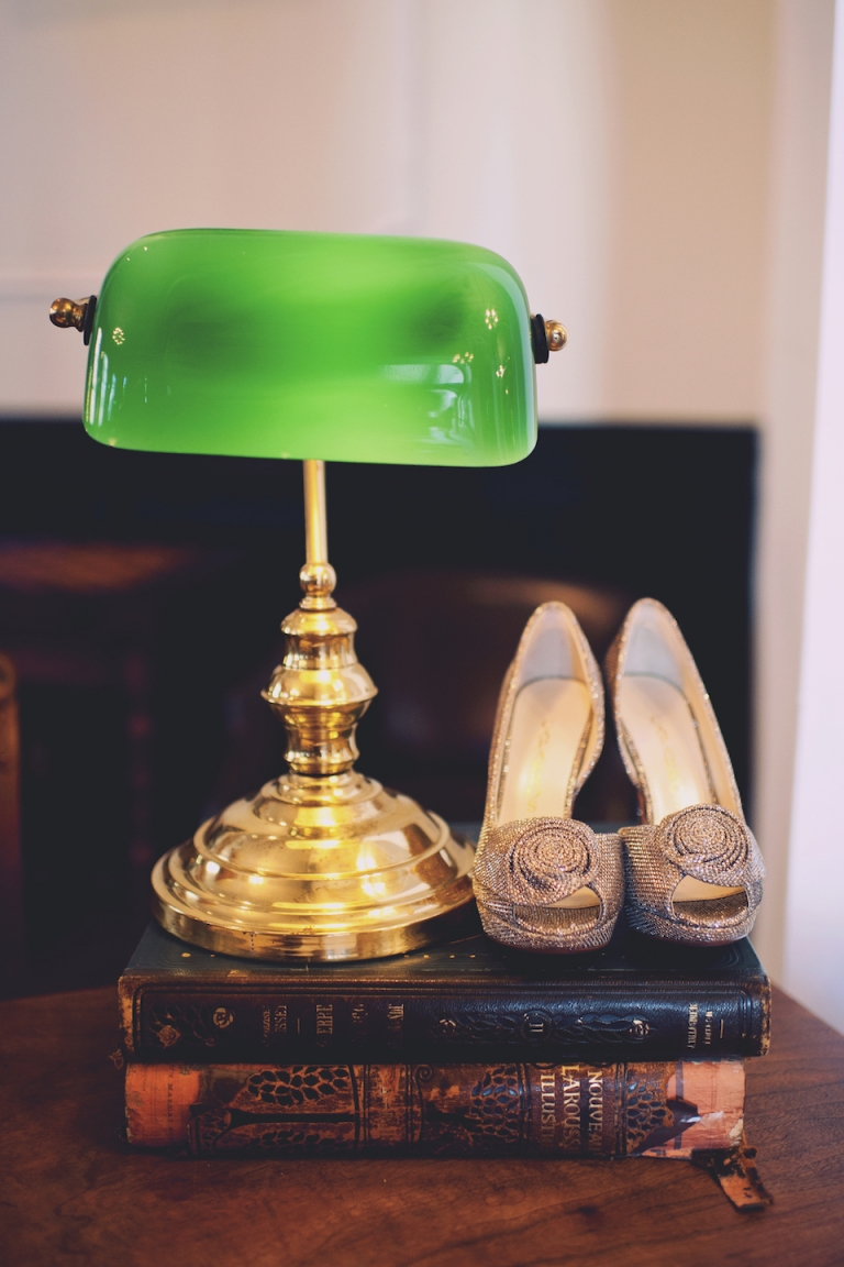 glitter wedding shoes // joyeuse photography