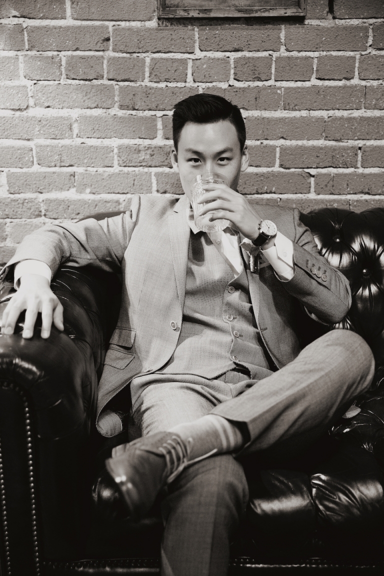 vintage modern groom style // joyeuse photography