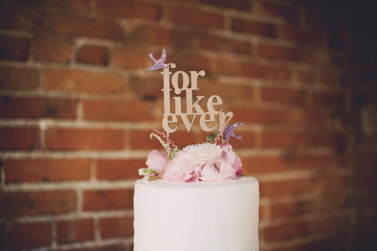 wedding cake topper v