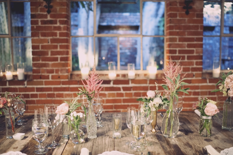 romantic summer wedding decor // joyeuse photography
