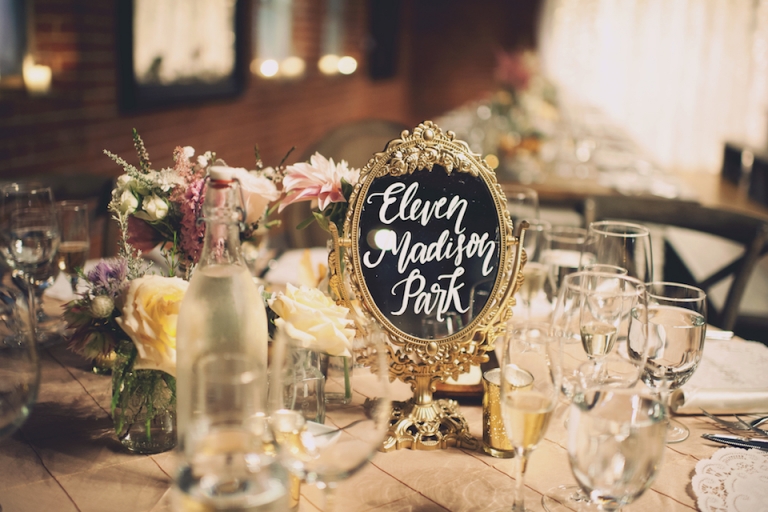 classy modern wedding centerpieces // joyeuse photography